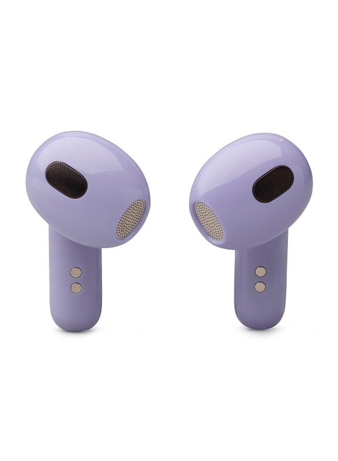 JBL Live Flex 3 True Wireless Noise Cancelling Open-Stick Earbuds Purple - Image 4