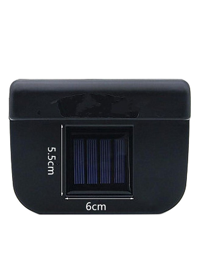 Loquat Solar Sun Power Car Auto Fan Air Vehicle Vent Cool Cooler Ventilation System Radiator Fit For Car Window Black