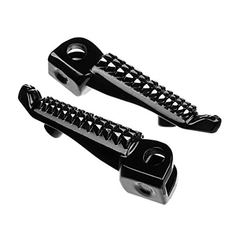 VPZMT Motorcycle Front Foot Pegs/Footrests for kawasaki ZX6R ZX10R 650R EX650 Z750 Z750S Z1000 ER-6N ER-6F ER6 (Bright black) - Image 3