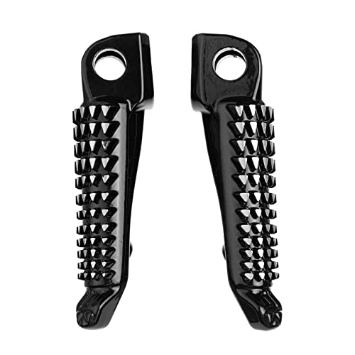 VPZMT Motorcycle Front Foot Pegs/Footrests for kawasaki ZX6R ZX10R 650R EX650 Z750 Z750S Z1000 ER-6N ER-6F ER6 (Bright black) - Image 4