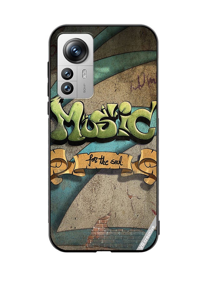 VR CREATIVE Protective Case Cover For Xiaomi 12 Pro Music For The Soul Design Multicolour - Image 1