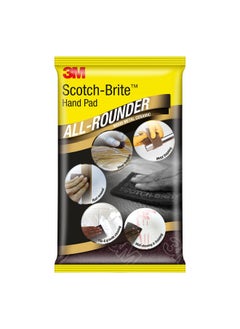 3M Scotch Brite All Rounder Hand Pad, 9"X6", Pack Of 10, Surface Preperation, Cleaning, Deburring, Blending  - Image 1