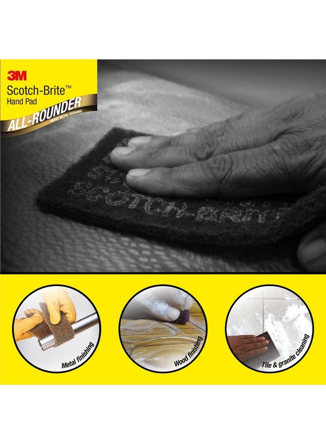 3M Scotch Brite All Rounder Hand Pad, 9"X6", Pack Of 10, Surface Preperation, Cleaning, Deburring, Blending - Image 5