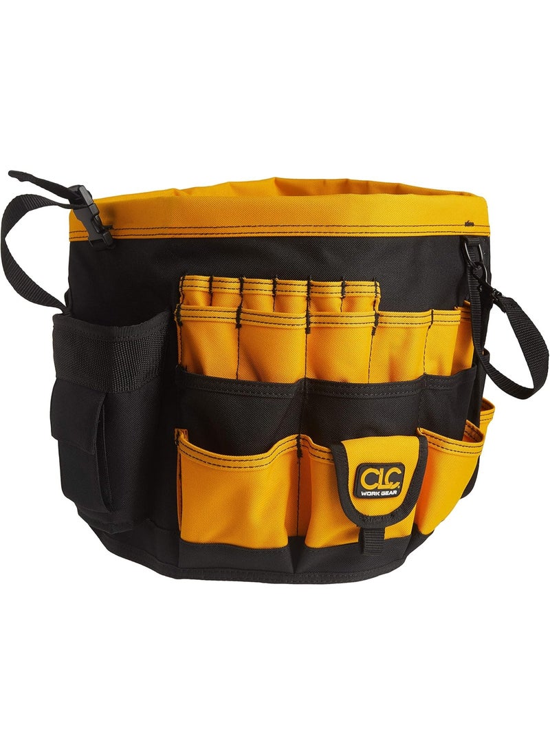 Custom Leathercraft Custom Leathercraft4122 In & Out Bucket, 61 Pocket, Black/Yellow  - Image 1