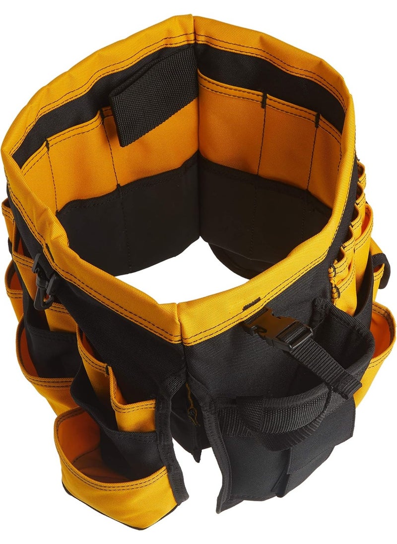 Custom Leathercraft Custom Leathercraft4122 In & Out Bucket, 61 Pocket, Black/Yellow  - Image 4
