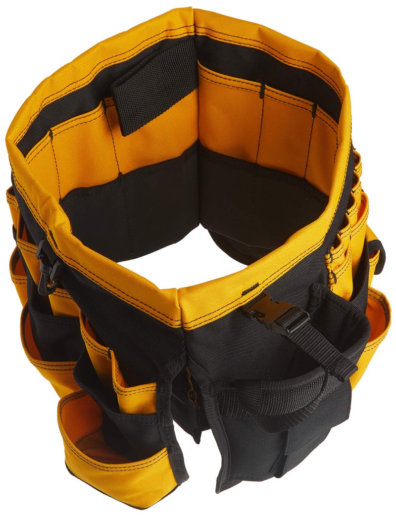 Custom Leathercraft4122 In & Out Bucket, 61 Pocket, Black/Yellow - Image 4