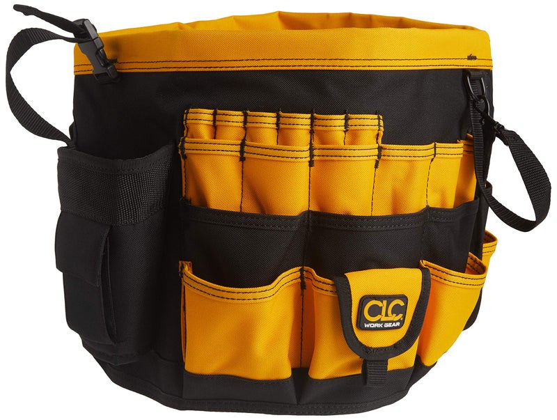 Custom Leathercraft4122 In & Out Bucket, 61 Pocket, Black/Yellow - Image 1