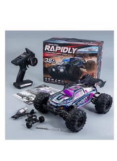 SCY 16101 1/16 2.4G 4WD 35km/h RC Car Model Full Proportional Control Big Foot Off Road Truck RTR Vehicle Toys - Blue