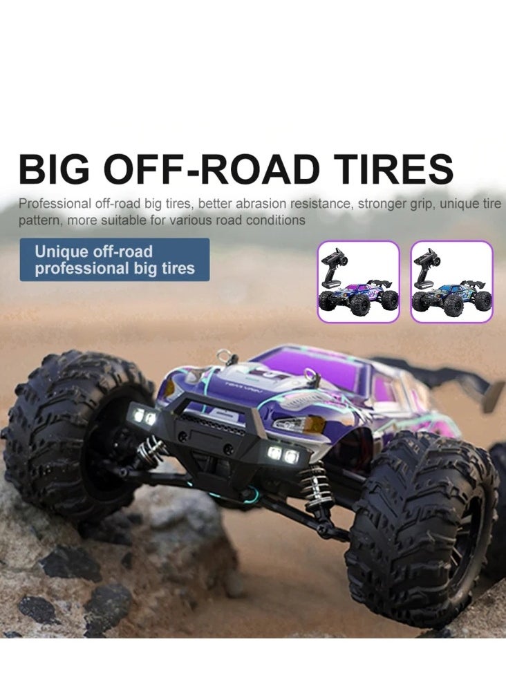 Generic - SCY 16101 1/16 2.4G 4WD 35km/h RC Car Model Full Proportional Control Big Foot Off Road Truck RTR Vehicle Toys - Blue - Image 1