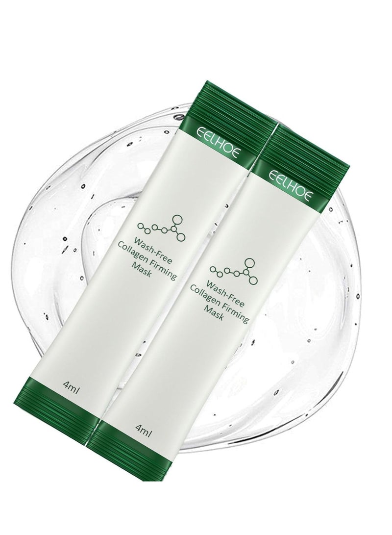EELHOE 20 Pack Korean Collagen Firming Sleeping Mask - Wash-Free, Skin Brightening, Moisturizing Face Care, Rich in Vitamin C & Hyaluronic Acid, Suitable for All Skin Types - Image 5