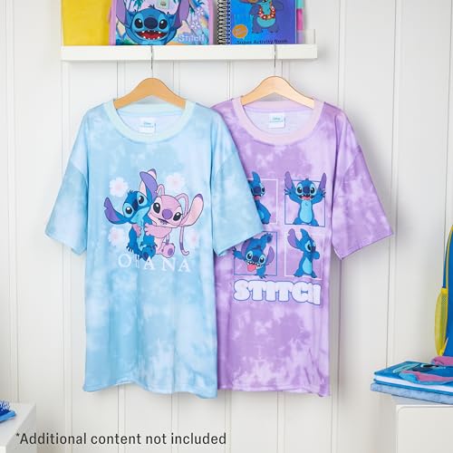 Disney Stitch T Shirts for Girls Teens Short Sleeve Shirt Crew Neck Pack of 2 Soft Breathable T-Shirts Gifts for Girls (9-10 Years, Purple/Blue, 2) - Image 5