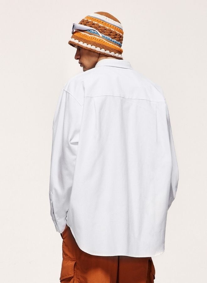 Mei Stylish Unisex Casual Buttondown Trucker Jacket Shirt - Image 3