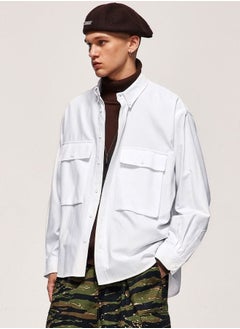 Mei Stylish Unisex Casual Buttondown Trucker Jacket Shirt  - Image 2