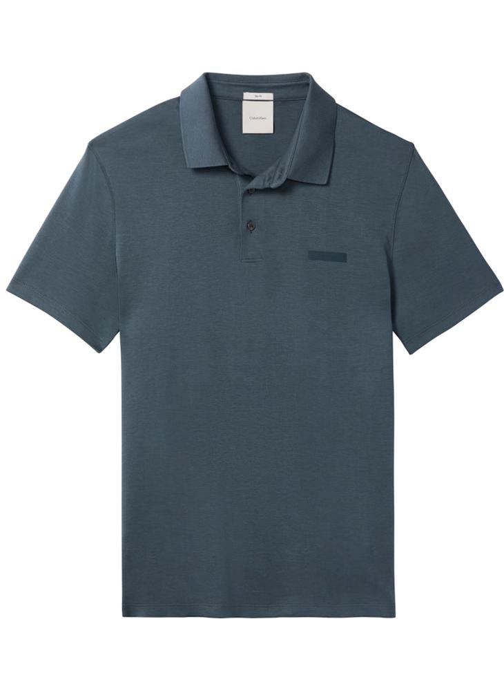 CALVIN KLEIN Slim Cotton Badge Polo Shirt - Image 5