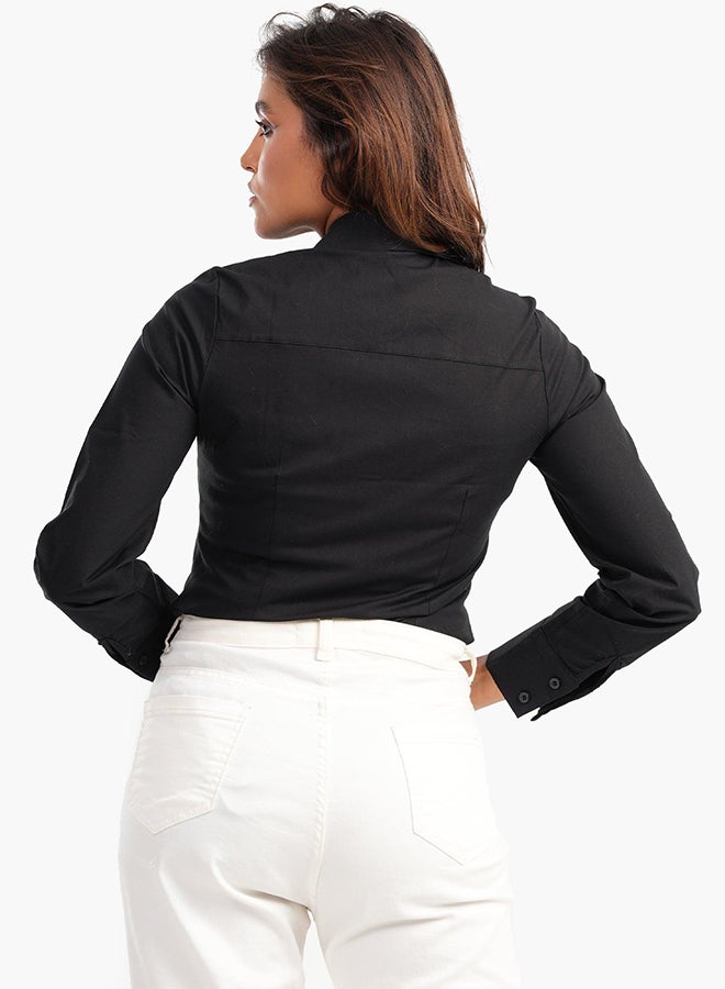 Carina shirt-with-full-hidden-placket