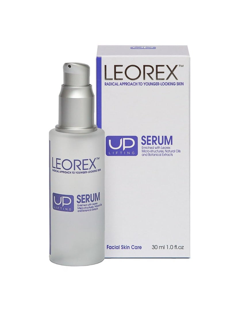 leorex - Up-Lifting Anti Wrinkle Face Serum for Women - Instant Velvet Skin Effect Formula - Silky Texture Skin Serum, Skin Tightening & Pore Minimizing For Smooth & Firm Skin - 30 ml - Image 1