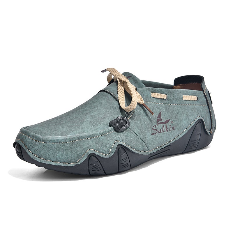 New Spring/Summer Men's Loafers, Plus Size Casual Shoes, Fashionable Octopus Lace-up Casual  Shoes