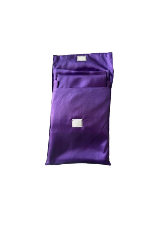 Generic - PURPEL  prayer cloth polyester 3 peace's set top skirt and bag light weight to carry in your bag easy to wash nontransparent   don’t miss your SALAH - Image 1