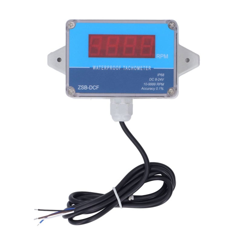 مقياس سرعة رقمي مقاوم للماء من CHICIRIS IP68 للمخرطة المحركات وآلات طاقة الرياح - Image 2
