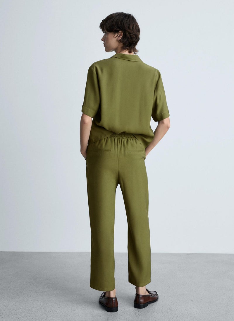 MANGO Straight Suit Trousers  - Image 2