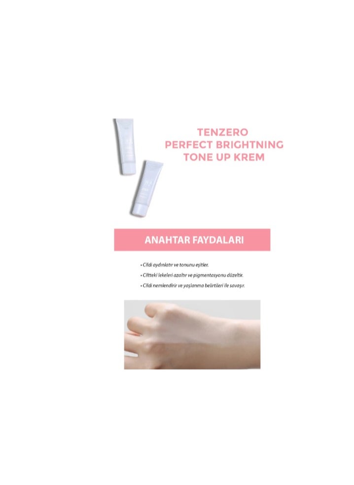 tenzero Perfect Brightening Tone Up Cream - 50g  - Image 3