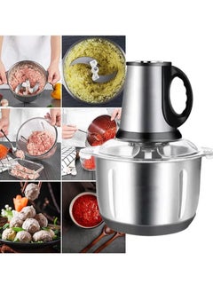 Gonice Electric Meat Grinder, Multi Function Stainless Steel Kitchen Food Processor for Meat Vegetables Onion Garlic Fruits Nuts 2-Speed Control Food Chopper for Home Kitchen Restaurants (3L)  - Image 3