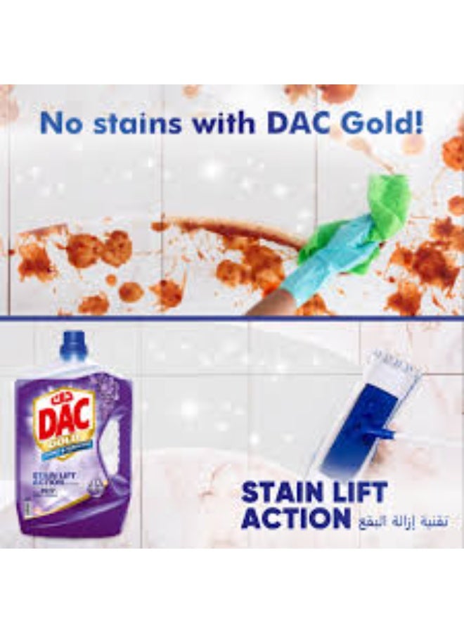 DAC Disinfectant Gold Lavender 3L – Pack of 3 Powerful Multi-Surface Cleaner - Image 3