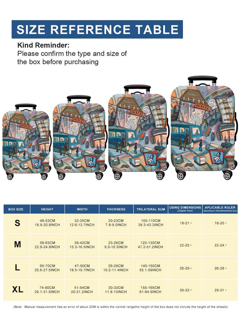 URbazaar Elastic Travel Luggage Cover Travel Suitcase Protective Cover for Trunk Case Apply to 18-30 inch luggage Suitcase Cover - Image 3