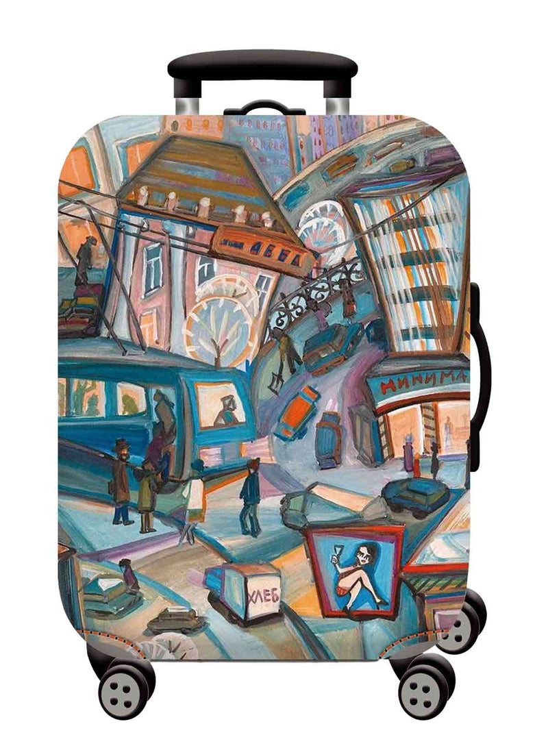 URbazaar Elastic Travel Luggage Cover Travel Suitcase Protective Cover for Trunk Case Apply to 18-30 inch luggage Suitcase Cover - Image 1