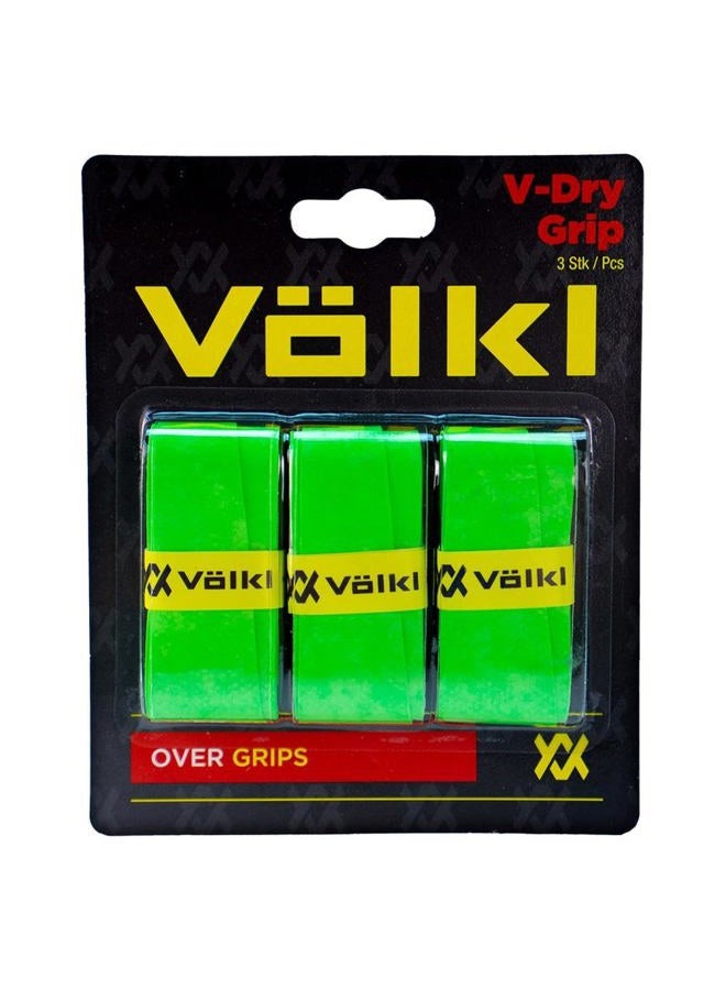 VOLKL VDRY3PK V Dry Tennis Overgrip 3 Pack - Image 1