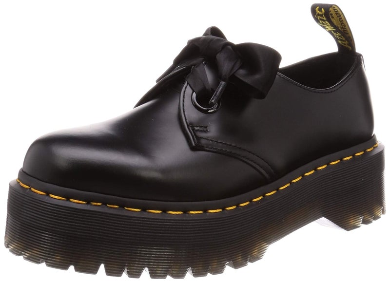 Dr. Martens, Women's Holly 2 Eye Shoe, Black Buttero, 7