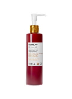 Truly Truly Beauty Cherry Jelly Body Acne Wash with Soothing Cherry Niacinamide, Hydrating Allantoin, & Mandelic Acid - Award Winning Back Acne Treatment Body Wash Cleanser & Dark Spot Remover 