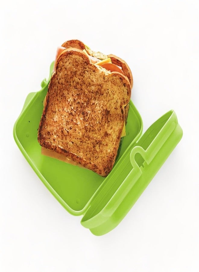 Tupperware Sandwich Keeper Set in Purple and Green - Image 4