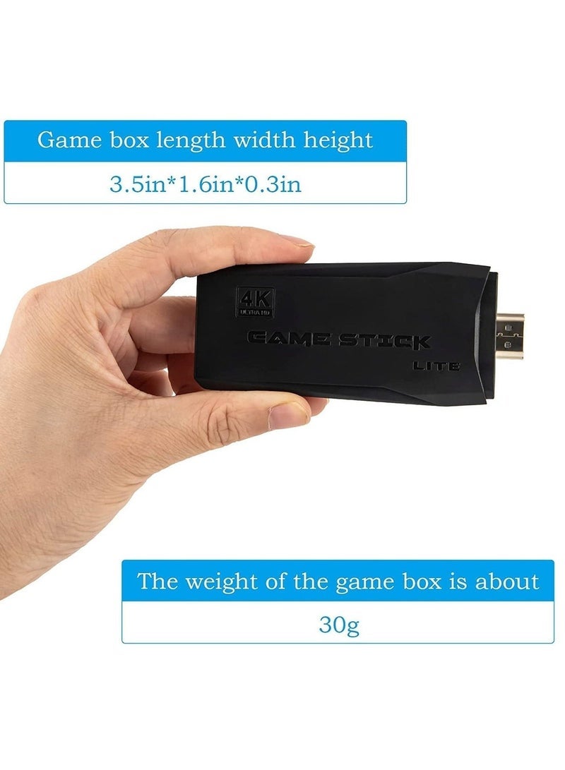 Gulf Trend M8 Wireless HDMI Game Console – Plug & Play 64GB Retro Gaming Stick with 10,000+ Classic Games, Hidden USB Flash Drive, Supports 9 Emulators, 2 Wireless Controllers, HD Output - Image 2