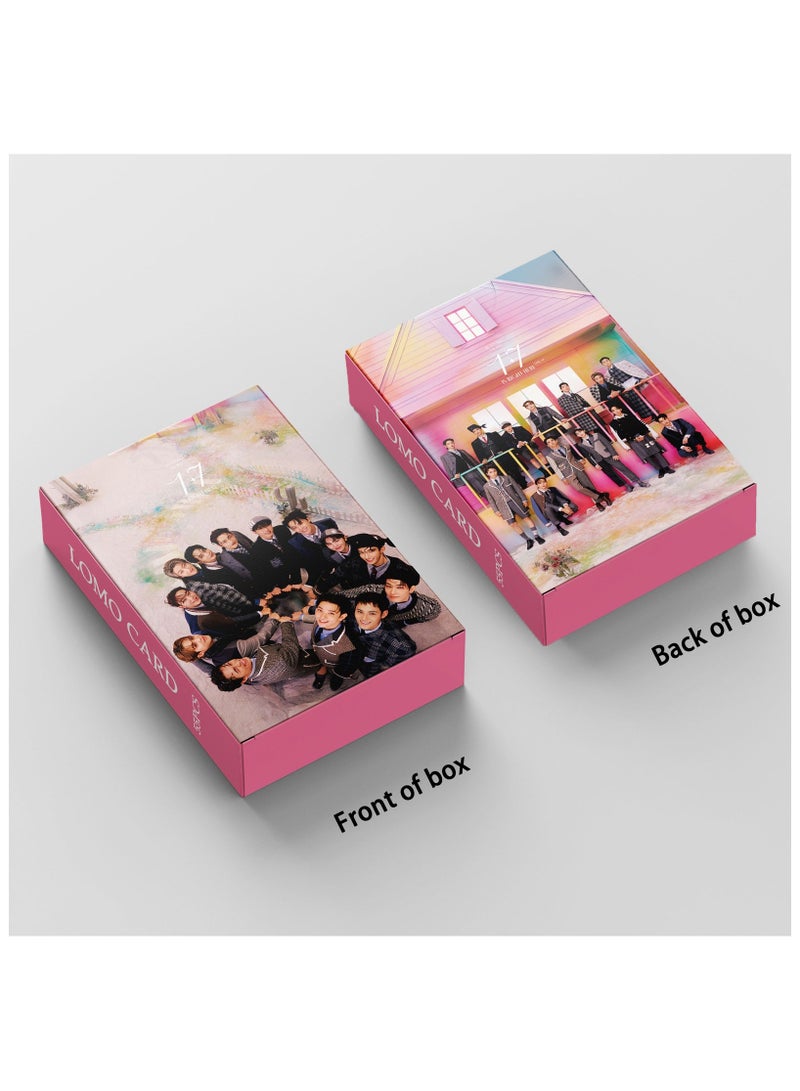 EHOME 55 Pcs SEVENTEEN New Album 17 IS RIGHT HERE Lomo Cards - Image 4
