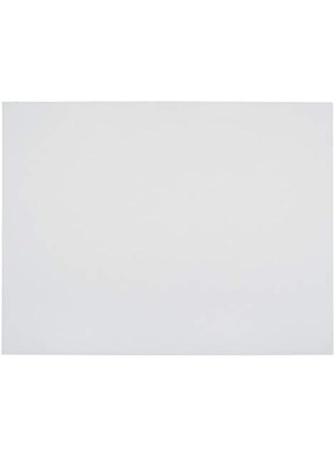 School Smart ورق ملصقات سكة حديد مدرسة سمارت، 22 × 28 بوصة، 6 طبقات، أبيض، عبوة من 25 - Image 2