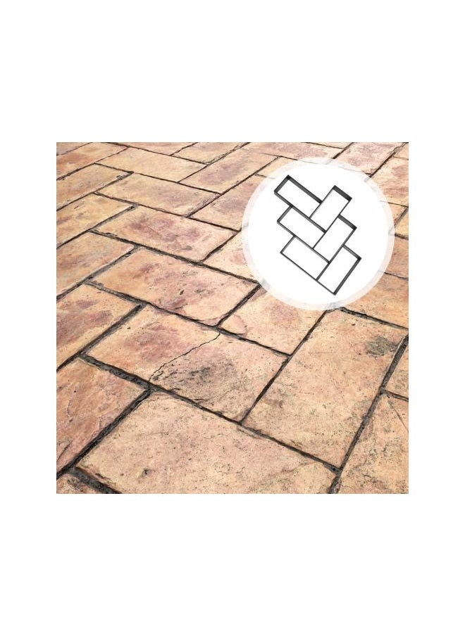 silvercnc - silvercnc Concrete Molds Walk Maker PP Plastic Square Reusable Garden Pavement Paving Mold Stepping Stone Paver Path Brickform 49. 7x40. 5cm - Image 1