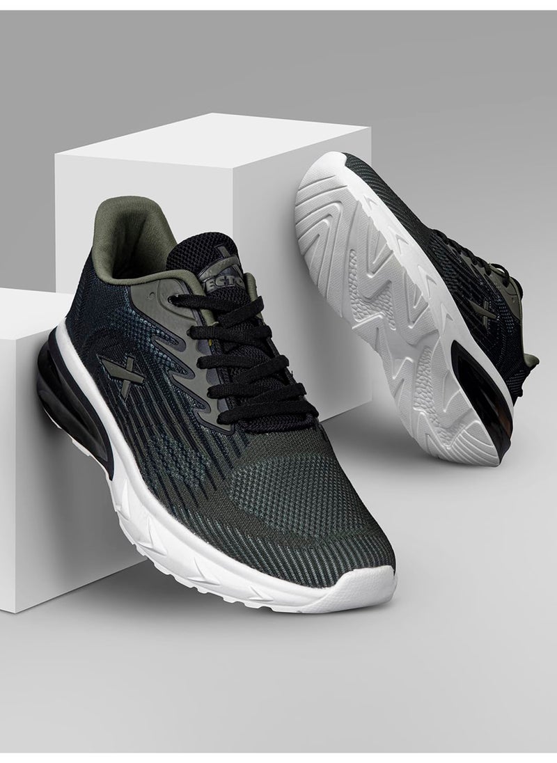 Vector X - Defence Running/Jogging Shoes | Material: Ethylene Vinyl Acetate/ Leather | For Men & Boys | Breathable Mesh | Lightweight | Slip-Resistant | Durable - Image 1