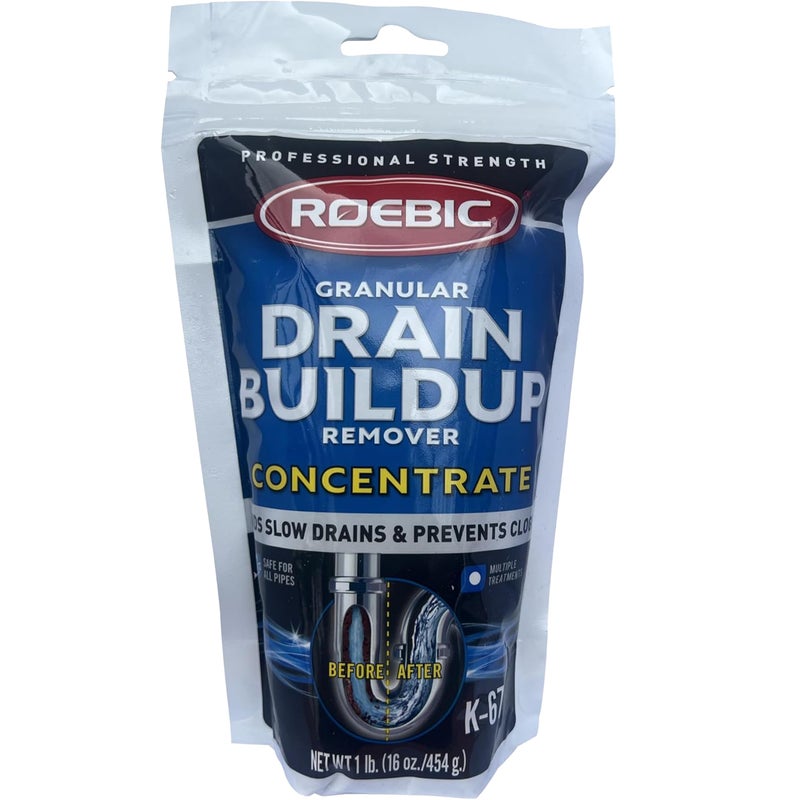 Roebic K-67 BAG-4-16OZ 16-Ounce Biodegradable Granular Drain And Trap Cleaner - Image 1