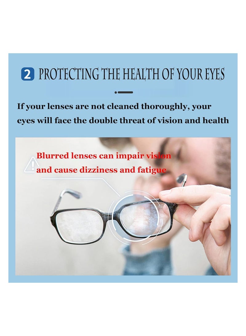 POWER CLEAN 100 Pack Anti Fog Wipes for Glasses, Individually Wrapped Lens Cleaner Wipes Pre-Moistened Lens & Screen Cleaning Wipes, Individual Wrapped Antifog for Eyeglass Cleaner - Image 3