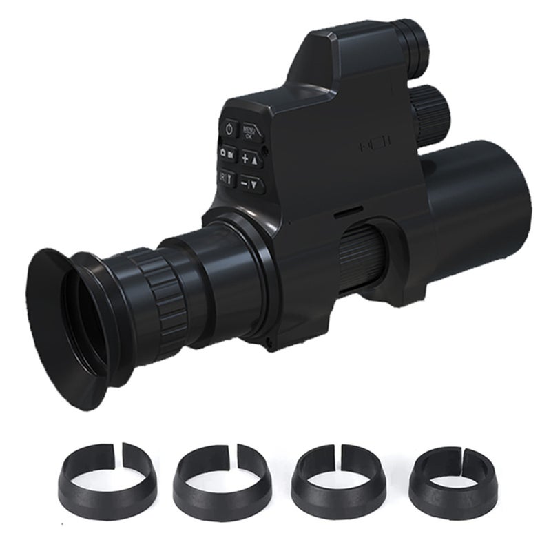 NV4AS Digital night vision monocular telescope, infrared illuminator for photography and video recording, 984 feet long distance, 1080P night vision monocular telescope, used for hunting, camping, and surveillance - Image 1