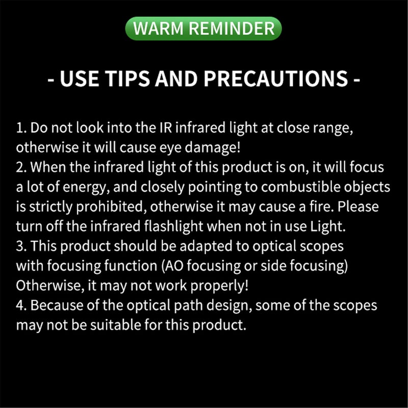 NV4AS Digital night vision monocular telescope, infrared illuminator for photography and video recording, 984 feet long distance, 1080P night vision monocular telescope, used for hunting, camping, and surveillance - Image 5