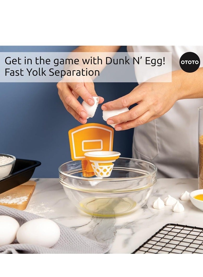 Dunk N' Egg Yolk Separator Funny, Unique Kitchen Gadgets Kitchen Accessories  Unique Cooking Gifts Basketball Stuff  - Image 3