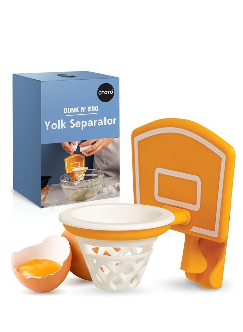 Dunk N' Egg Yolk Separator Funny, Unique Kitchen Gadgets Kitchen Accessories  Unique Cooking Gifts Basketball Stuff  - Image 1