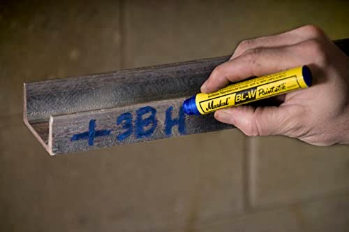 Markal 80735 BLW Paintstik Bleed Through Water Based Primer Solid Paint Marker Blue Pack of 12 - Image 3