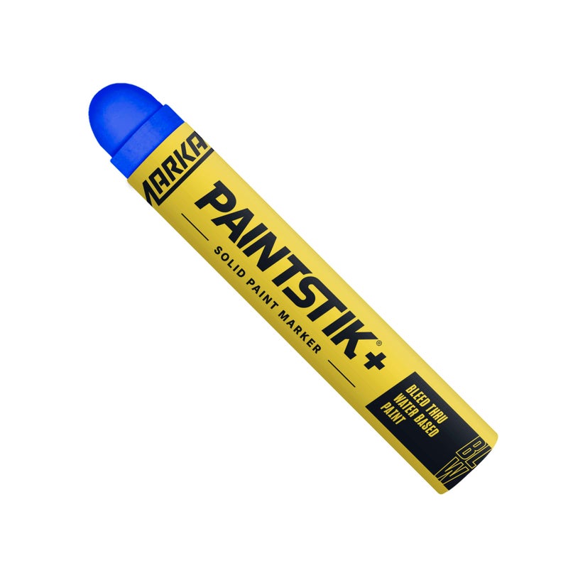 Markal 80735 BLW Paintstik Bleed Through Water Based Primer Solid Paint Marker Blue Pack of 12 - Image 2
