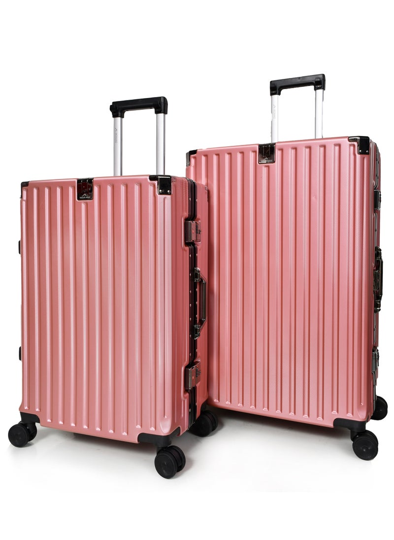 MORANO Morano aluminum travel luggage set three pieces, elegant and durable design  - Image 3