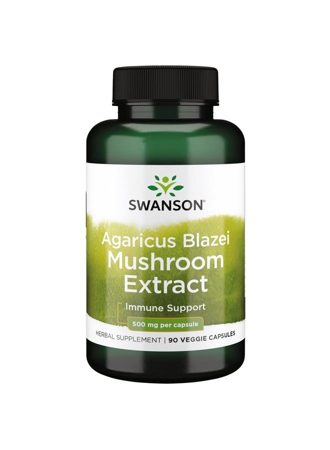 SWANSON Agaricus Blazei Mushroom Extract 500 Mg 90 Caps - Image 1
