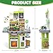 TooyBing Kids Play Kitchen Set Toddler Kitchen Playset with Sound Light Cooking Stove with Steam Play Sink Play Food Toy and Kitchen Accessories Kitchen Toy for Kids Girls Boys 315 22 86in - Image 4