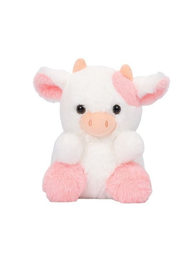 McDou - Pink Cow Plush Toy Belle Strawberry Cow Cute Strawberry Cow Doll - Image 1